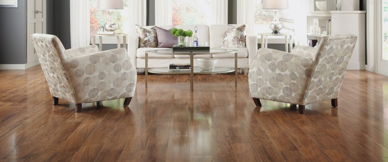 Dark laminate flooring